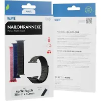 Wave nailonranneke, Apple Watch / /, musta