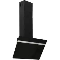 vidaXL Dunstabzugshaube 60 cm Stahl und Hartglas Schwarz