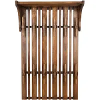 Dutchbone | Wandgarderobe Regal Jakub braun Holz 66x32x110 cm | NADUVI