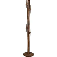 Dutchbone | Garderobe Jakub braun Holz 32x32x165 cm | NADUVI