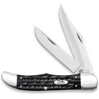 Case Knives Case Folding Hunter 65030 Jigged Buffalo Horn, Taschenmesser mit Etui