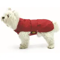 Fashion Dog Hundemantel mit Kunstpelz-Futter - Rot 47 cm 1 St
