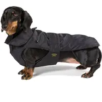 Fashion Dog Hundemantel speziell für Dackel - Schwarz 47 cm 1 St