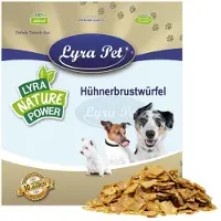 Lyra Hühnerbrustwürfel 1 kg Futter