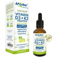 APOrtha Vitamin D3 1.000 IE + K2Vital 20 µg - Tropfen 50 ml