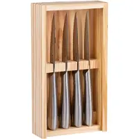 Alpina Steakmesser 4-teilig in Holzbox