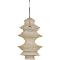 Light & Living - Hängelampe NAKISHA - Ø48x82cm - Braun