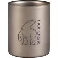 Nordisk Titanium Mug Double Wall 450ml Without Handle neutral