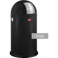 Wesco Abfallsammler "Pushboy" 50000 ml schwarz matt