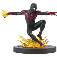 Diamond Select Spiderman Miles Morales Ps5 Galerie Comic 23 Cm Mehrfarbig Mehrfarbig One Size