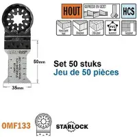 Cmt OMF133-X50 Multitool Sägeblatt für Holz 35 mm 50 Stück