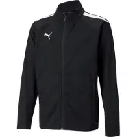 Puma Unisex Kinder Teamliga Training Jacket Jr Sweater, Black-White, 1