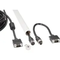 Renkforce VGA Anschlusskabel VGA 15pol. Stecker, VGA 15pol. Stecker 10.00 m Schwarz RF-4537804 für Leerrohr-Montage, mi
