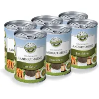 Bellfor Hypoallergenes Hundefutter Nass mit Insekten Getreidefrei - Landgut-Menü 2,4 kg Futter