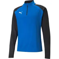Puma Teamliga 1/4 Zip Top electric blue lemonade-black (02) L
