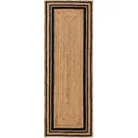 Benuta | Teppich Jutta Jute Zwart Jute 250x80 cm | NADUVI
