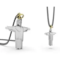 Metalmorphose On-Shirt Long Necklace Jesus