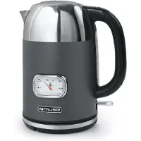 Muse MS-020 DG, 1,7 l, 2200 W, Grau, Edelstahl, Edelstahl, Wasserstandsanzeige, Drahtlos