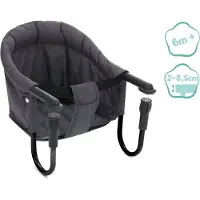 Fillikid Tischsitz "Flexi", Baby, grau (grau melange), Kunststoff, Polyester, Tischsitze Tischsitz