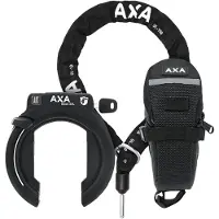 Axa Rahmenschloss Block XXL Set schwarz, inkl ULC 100 und Tasche