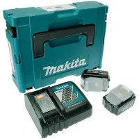 Makita BL1830 und DC18RC in Makpac BL1830 und DC18RC Box mit 2 Akkus und Ladegerät