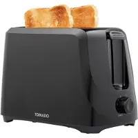 Tomado TBT2000B Toaster für 2 Scheiben - 6 Bräunungsstufen - 700 Watt