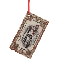 Nemesis Now Harry Potter Hogwarts Ticket Hanging Ornament