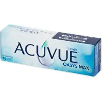 Acuvue Oasys Max 1-Day (30er Packung) Tageslinsen (-11 dpt & BC 8.5) mit UV-Schutz für Allergiker & trockenere Augen