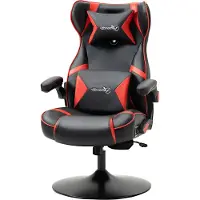 Vinsetto Gamingsessel mit Wippfunktion Gamingstuhl mit Lautsprecher Bürostuhl Kunstleder
