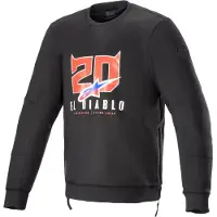 Alpinestars FQ20 Legit Crew Pullover Black Bright Red