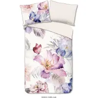 Descanso Bettwäsche Caen Multi Satin-140 x 200 / 220 cm | 1-Persoons