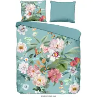 Muller Textil Descanso Bettwäsche "Fungi" - Multi - (140x220 cm) - 100% Bio Baumwolle