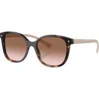 Prada PR22ZS Damen-Sonnenbrille Vollrand Quadratisch Acetat-Gestell, beige