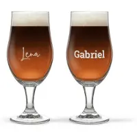 Royal Leerdam Craft Beer Glas mit Gravur - 2 Stück