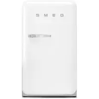 Smeg FAB10HRWH5 Freistehendes KÃ1/4hlgerät ohne Gefrierfach, 135 l Nutzinhalt KÃ1/4hlteil, 54,5 cm Breite, , 88 kWh/Jahr, 35 dB Geräuschemissionen