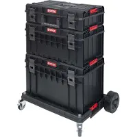 Qbrick System Werkzeugkoffer-Set System One Basic - 3 Koffer - 1 Transportwagen