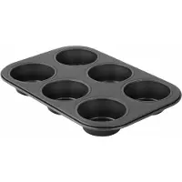 Zenker Muffinform in Schwarz - (L)28 x (B)19 cm - onesize