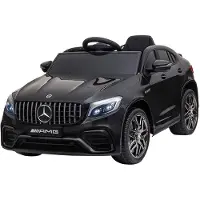 HOMCOM Kinderfahrzeug Elektroauto Mercedes-Benz Fernbedienung MP3 PP 2 Farben