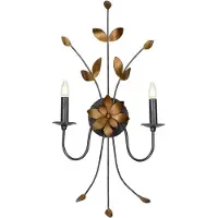 Elstead Lighting Simone Wandleuchte Stahl gold Flambeau FB-SIMONE2