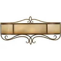 Elstead Lighting Elstead Justine Wandleuchte E14 2-fach 30cm Astral Bronze