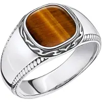 Thomas Sabo TR2388-826-2 Silberring für Herren Tigerauge