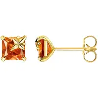 Thomas Sabo Ohrstecker Oranger Stein Mit Stern