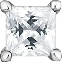 Thomas Sabo Einzel Ohrstecker Weisser Stein Silber