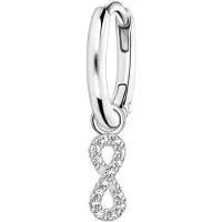 Thomas Sabo Einzel Creole mit Infitnity Anhänger Silber