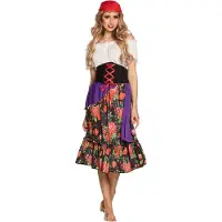 Boland Zigeunerin Kostüm: Gypsy Rilana Kleid