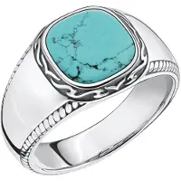 Thomas Sabo - TR2388-878-17-60 - Ring - Unisex - 925er Silber - Rebel at Heart - Weite 60