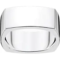 Thomas Sabo Ring Viereckig Silber in silber | Gr.: 48