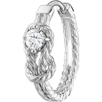Thomas Sabo Einzel Creole Seil mit Knoten Silber