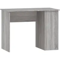 vidaXL Schreibtisch Grau Sonoma 100x55x75 cm Holzwerkstoff