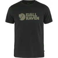 Fjällräven T-Shirt Logo Black Herren-M